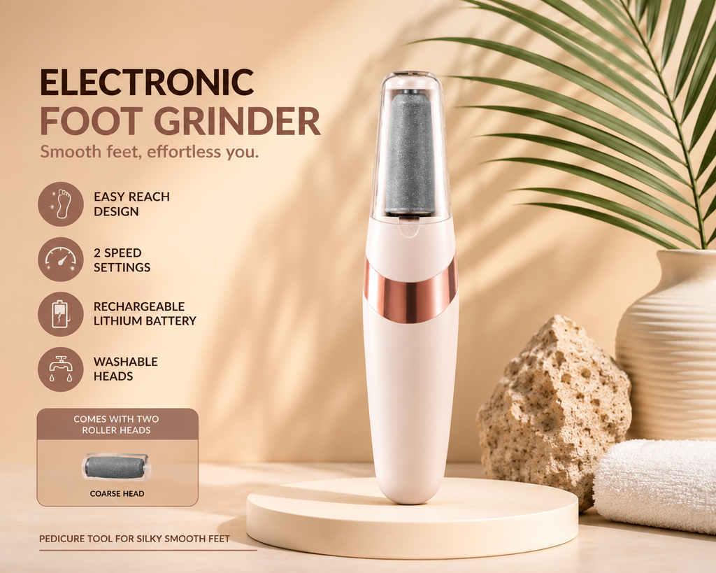 Electric Callus Remover – Rechargeable Foot Grinder & Pedicure Tool for Smooth Feet