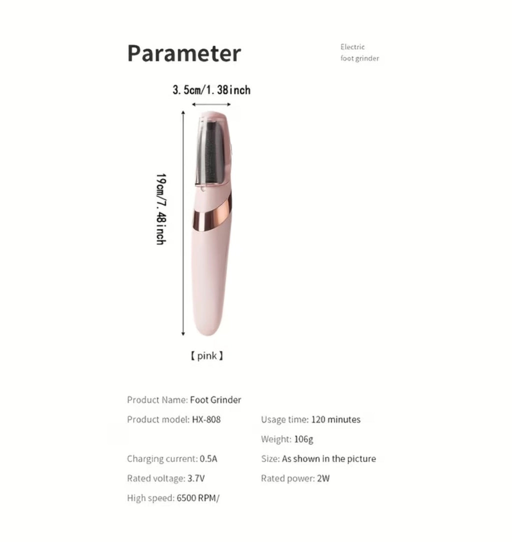 Electric Callus Remover – Rechargeable Foot Grinder & Pedicure Tool for Smooth Feet