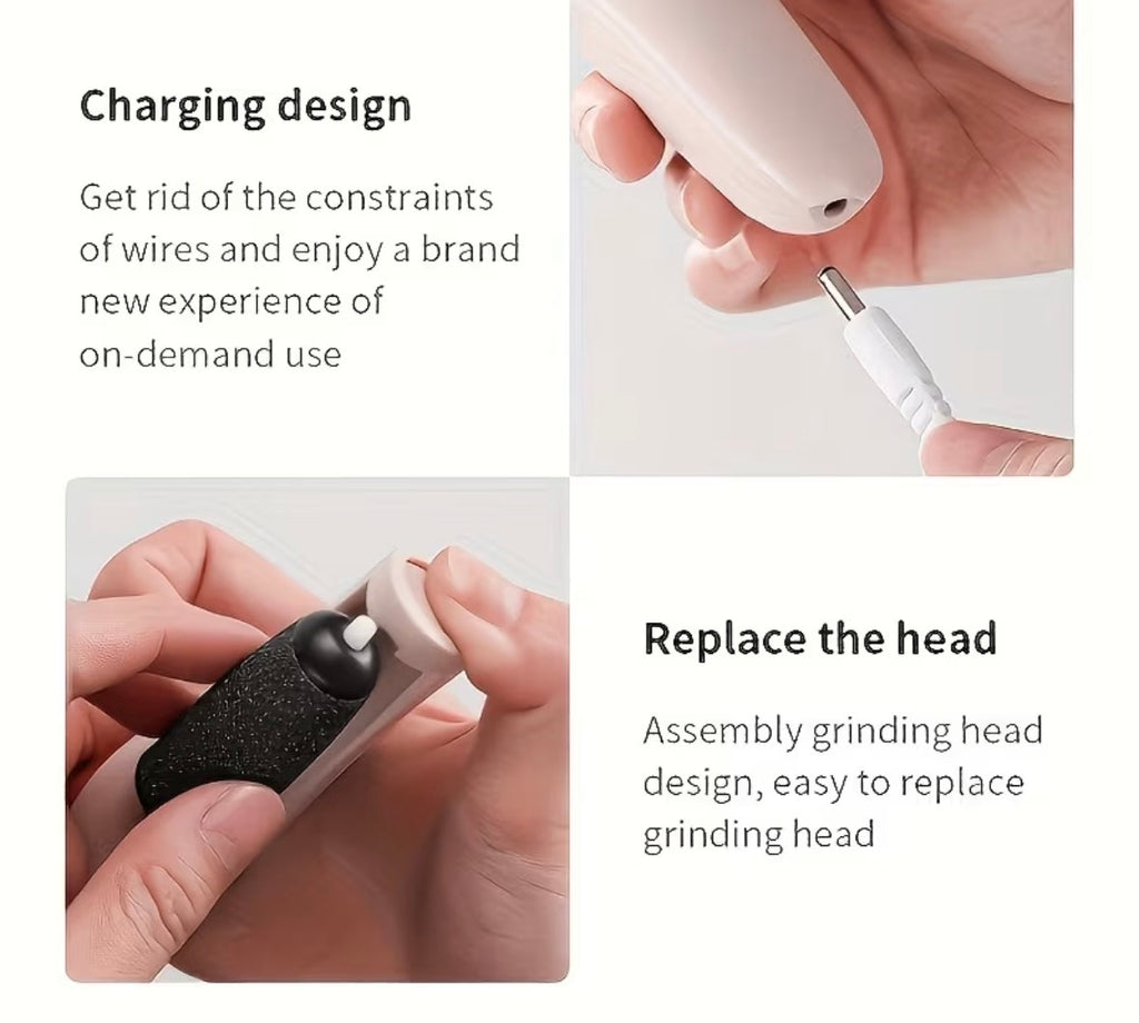 Electric Callus Remover – Rechargeable Foot Grinder & Pedicure Tool for Smooth Feet